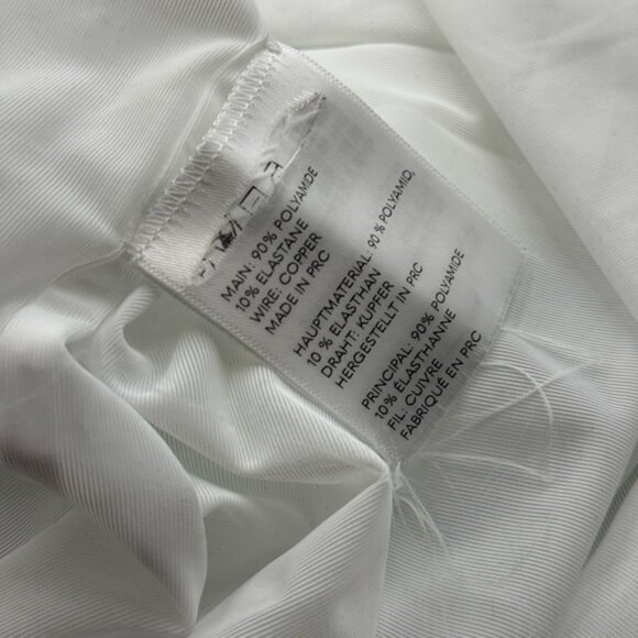 🆕 CHRISTOPHER ESBER 🧿 NWOT Venus Plunge Shirt Maxi Dress, White - Sz AU8 US 4 - Picture 15 of 16